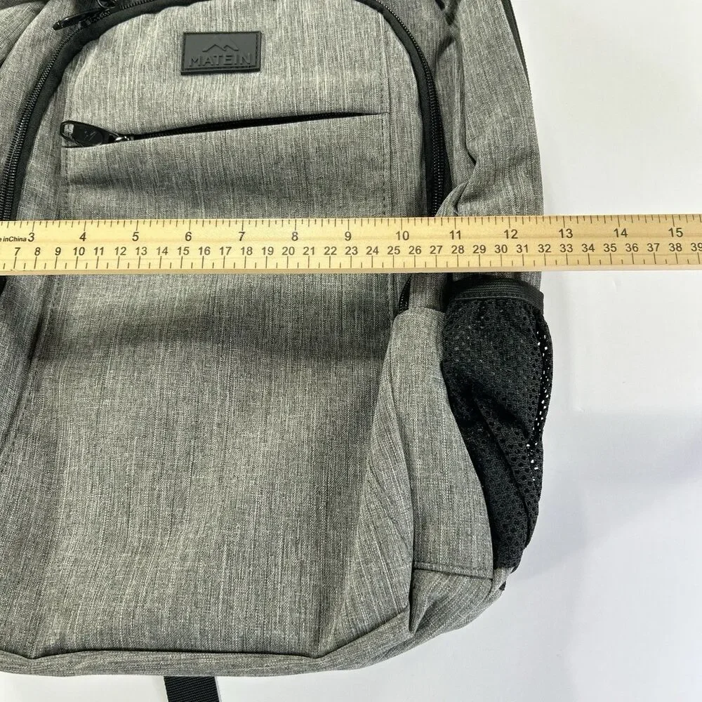 MATEIN Travel Laptop Backpack, 15.6 Inch College Inch, Austere Grey